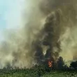 ОБНОВЕНА: Затвориха магистрала "Тракия" заради пожара СНИМКА и ВИДЕО