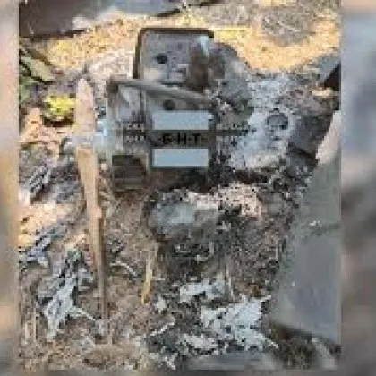 Ето как изглежда падналия дрон край Кардам