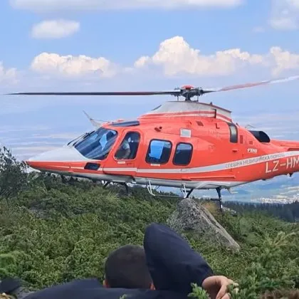 Вдигнаха въздушна линейка за катерач, пострадал на Витоша ВИДЕО+СНИМКИ