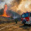Пламъци влязоха в гората край Българска поляна, осем екипа са на терен