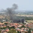 Пламъци край Първенец! Пожар избухна по пътя за Брестовица