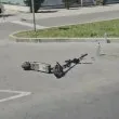 Тротинетка под джип след инцидент в Несебър, полиция е на място ВИДЕО