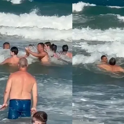 Показаха на ВИДЕО спасителна акция в морето край Несебър, нека бъдем по-внимателни