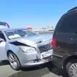 Три коли се блъснаха на входа на Бургас