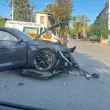 Тежък сблъсък в София, кола е с разбита предница СНИМКА