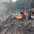 Пожар изпепели до основи хижа &bdquo;Ветерани" край Разлог ВИДЕА