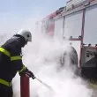 Камион пламна на АМ Тракия, движението е затруднено
