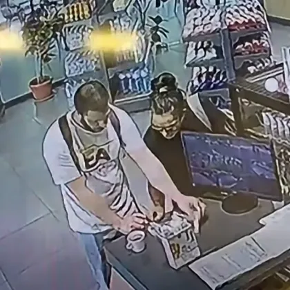 Мъж и жена откраднаха от бензиностанция в Русе ВИДЕО
