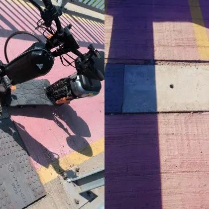 Оправиха опасните дупки на моста на Адата, но не преди да вземат жертва СНИМКИ