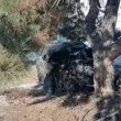 Зрелищна катастрофа във Варна: Кола влетя в стадион &bdquo;Спартак"