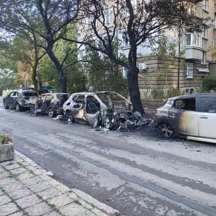 След огнения ад в София: Овъглени коли и страх от пироман в &bdquo;Лагера" и &bdquo;Хиподрума" ВИДЕО