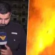 Израелски удар избухна зад телевизионен репортер в Ливан ВИДЕО