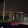 Мрак на АМ &bdquo;Тракия": Проливен дъжд остави бензиностанция и крайпътен ресторант на тъмно СНИМКИ