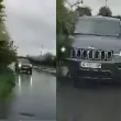 Джип връхлетя в насрещното, шофьор се размина на косъм ВИДЕО