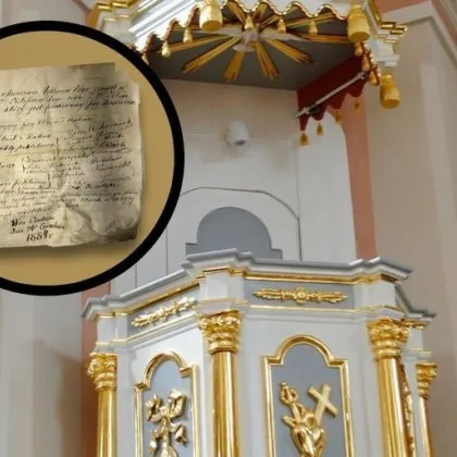 Свещеник скрил послание в църква преди 140 години. То най-сетне беше открито