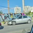 Тежък удар на &bdquo;Цариградско": Кола остана със смазана предница СНИМКА