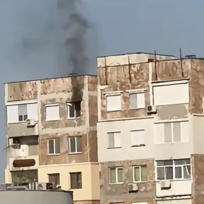 Пламна апартамент в Пловдив, има ли пострадали? ВИДЕО