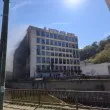 Пожар пламна в завод в Габрово ВИДЕО