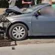 Меле с кабрио в Хисаря! Колата е помляна, пристигнаха полицаи СНИМКИ+ВИДЕО