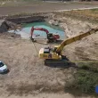 Полиция и запечатана техника край Йоаким Груево и базата, ползвана от ПИМК - води се досъдебно производство