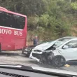 21-годишен водач се блъсна в автобус с туристи край "Стражата" СНИМКИ