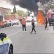 Автомобил пламна насред улица в Асеновград СНИМКИ