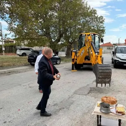 Започна мащабно обновяване на улица в Кричим