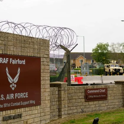 Контратерористи поеха инцидента край американската военна база RAF Fairford