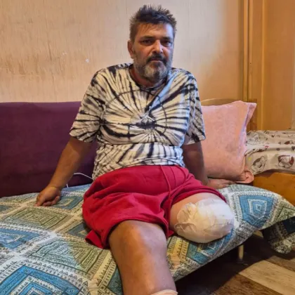След ампутацията Светльо има нова надежда: Нуждае се от протеза, за да проходи