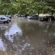 Авария превърна паркинг в столицата в езеро СНИМКИ