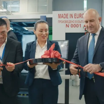 Jiatai Laser представи първата си лазерна машина, произведена в България, на MachTech 2026