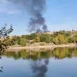 Избухна пожар край язовир в Пазарджишко СНИМКИ