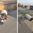 &bdquo;Простотията ходи по хората": Съборени кошчета осъмнаха по алеята край Моста в Бургас