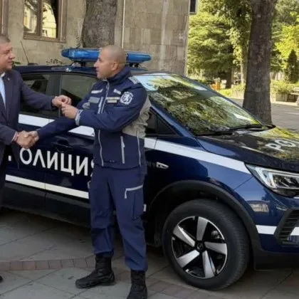Община Кричим дари нов автомобил на полицията за по-добра сигурност и обществен ред