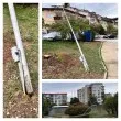 Какво наклони този стълб? Сигнал за опасност във Велико Търново
