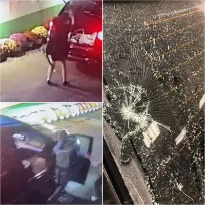 Пътен екшън с шофьорка на &bdquo;Майбах": Удар, метална тръба и обвинения за полицейски чадър ВИДЕО