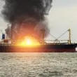 Пожар на кораб в Черно море: 8 моряци изчезнаха