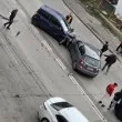 Тежка катастрофа с три автомобила до метростанция &bdquo;Сливница" в София, има пострадал
