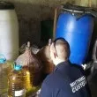 Откриха 431 литра нелегална ракия зад бара на ресторант