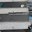 Внимавайте! Бетонни късове падат от тераса на седмия етаж в София СНИМКИ