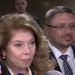 Йотова с първи брифинг след изборния ден