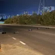 Капан за шофьорите? Автомобилни гуми осеяха път в Казанлък СНИМКА