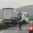 Катастрофа на &bdquo;Хемус": ТИР се озова напречно на пътя след Витиня СНИМКИ