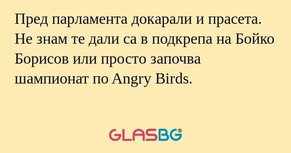 Пред парламента докарали и прасета...