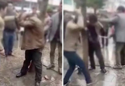 Влюбен мъж пропътува 1120 км, за да се срещне с възлюбената си, но бе неприятно сюрпризиран от нейния съпруг. Вижте какво се случи! (СНИМКИ/ВИДЕО 18+)