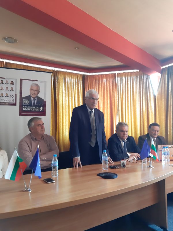 Европейски избори, 2019: Проф. Боян Дуранкев, „Коалиция за България“: Ние от „Коалиция за България“ ще работим в Европейския парламент за вашите деца и внуци