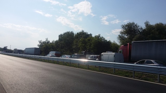 Временно е ограничено движението в изпреварващата лента при 144-и км на АМ "Тракия