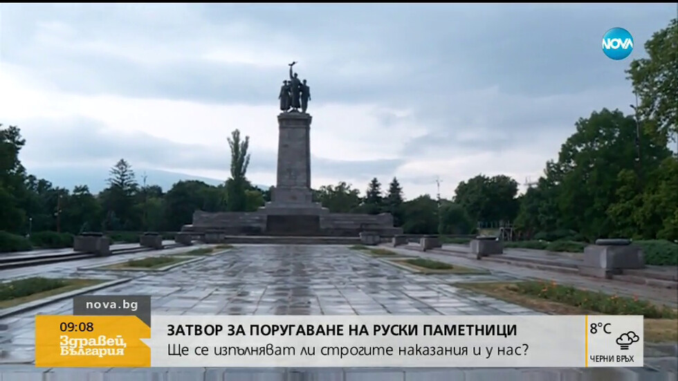 Затвор за поругаване на руски паметници у нас
