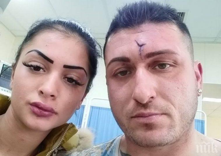 Пребиха млад мъж и приятелката му на светофар във Варна (СНИМКИ)
