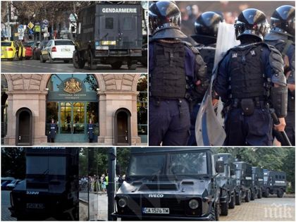 СОФИЯ ПОД ОБСАДА! Центърът почерня от полицаи в Деня "Х"! Очакват се брутални провокации! Ето кои са рисковите места
